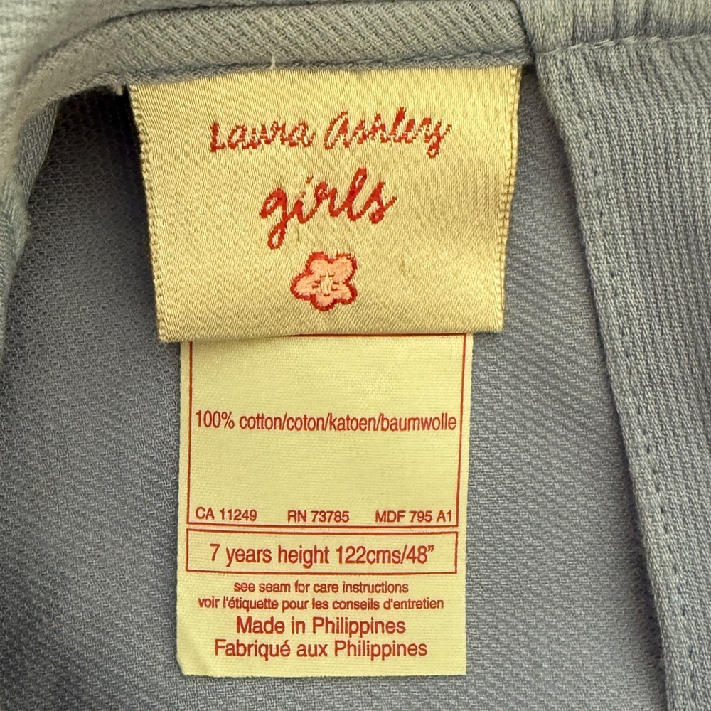 Laura Ashley Elegant Lavender Kids Dress - Picture 6 of 9
